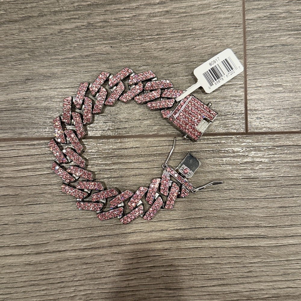 Invicta Elements 7” Men's Drip Chain Bracelet, Rosé Chrome Bracelet Bundle - Picture 2 of 4